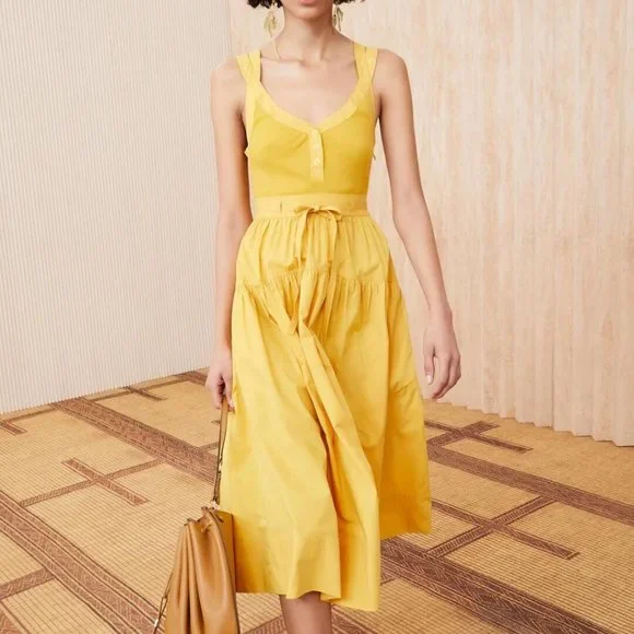 Ulla Johnson Dresses Ulla Johnson Lilith Dress In Goldenrod